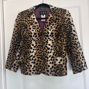 ABS Leopard Blazer